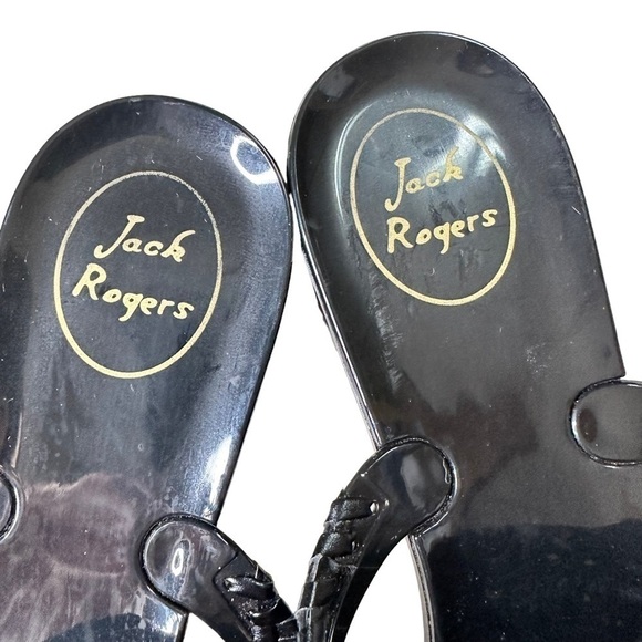 Jack Rogers Black Flip Flops. Size 9 - Picture 2 of 6